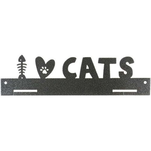 12in I Love Cats Decorative Quilt Hanger