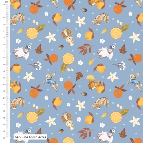 Acorn Acres - Winter Fruits - Peter Rabbit Fabric