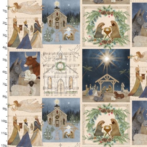 Adore Him Patch - O' Holy Night Fabric