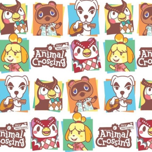 Primary Friend - Animal Crossing Fabric