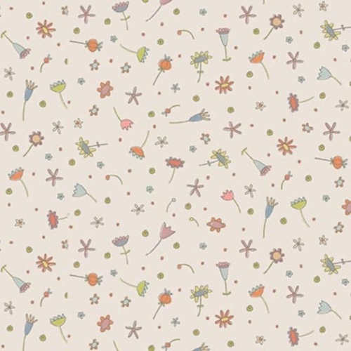 Anni Downs - Simply Be - Mist Scattered Flowers Fabric