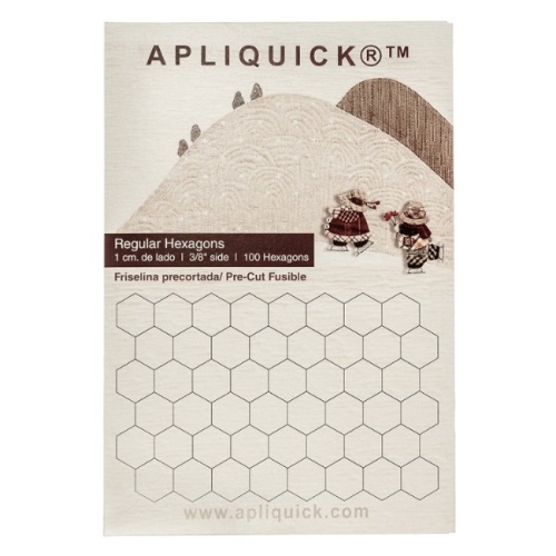 Apliquick Pre-Cut Fusible Hexagons 1cm-3/8in