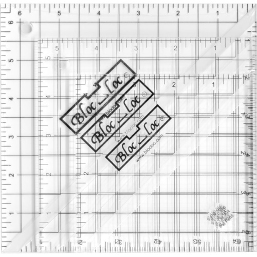 Set 5 - 4.5, 5.5, 6.5 inch - Half-Square Triangle - Bloc Loc