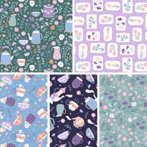 Botanique Brew Fat Quarters x 5