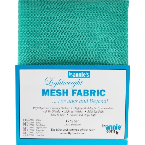 By Annie Lightweight Mesh - 18 x 54'' - Turquoise
