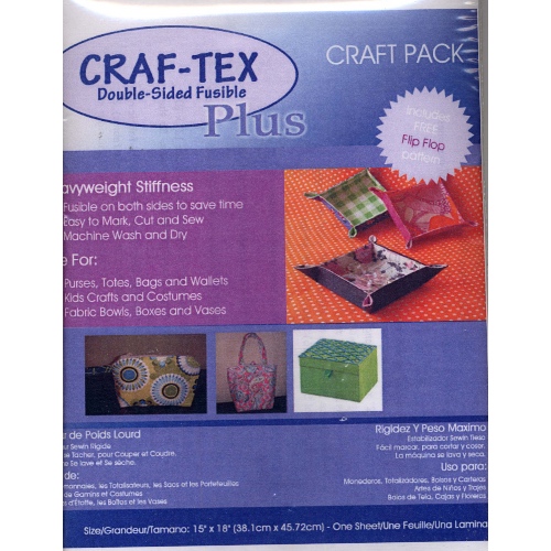 Craft-Tex Plus Double-Sided Fusible Heavy Weight Interfacing - White - 20”