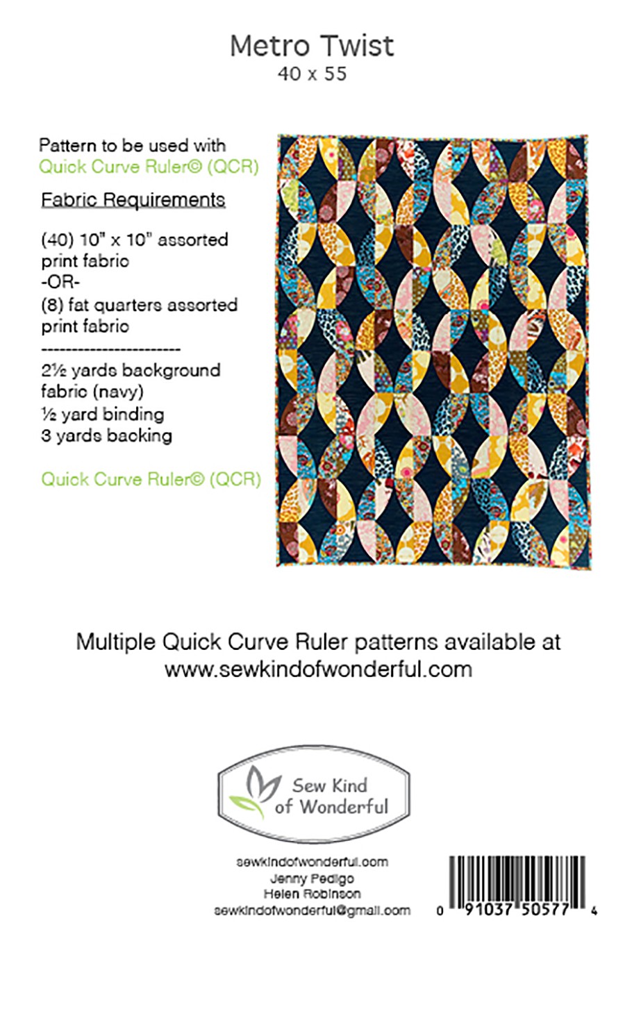 Metro Twist Quilt Pattern