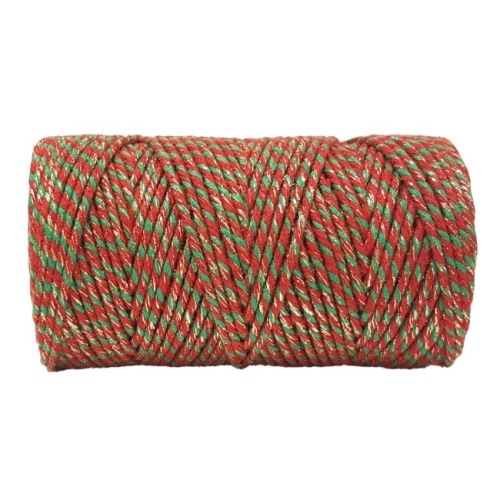 Christmas Bakers Twine with Metallic