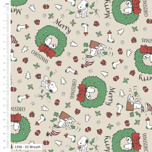 Wreath - Snoopy Farmhouse Comforts Fabric