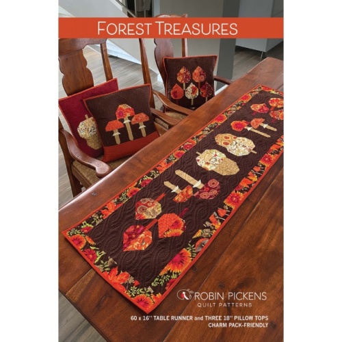 Forest Treasures Table Runner Pattern