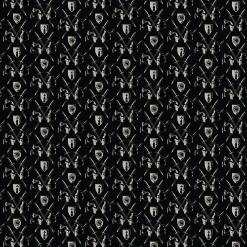 Black House Of Rivals - Game Of Thrones Fabric