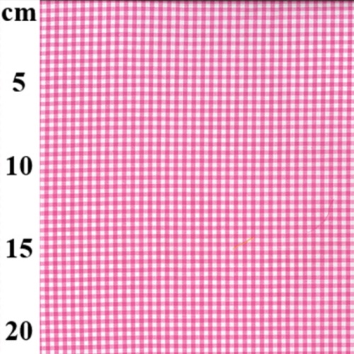 Fuchsia - Gingham Check Fabric