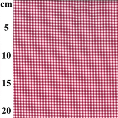 Magenta - Gingham Check Fabric