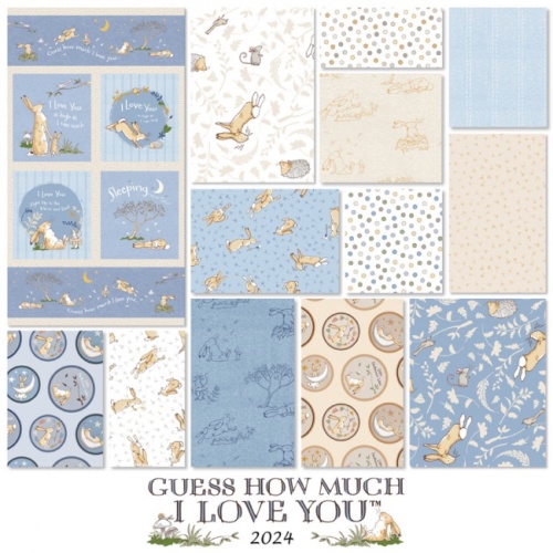 Guess How Much I love You 2024 Fat Quarters and Panel