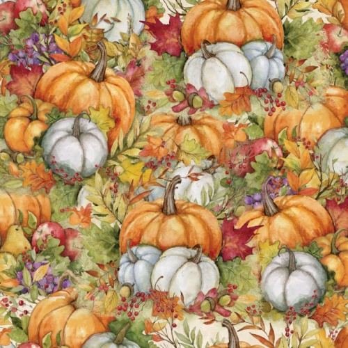 Harvest Pumpkins Fabric