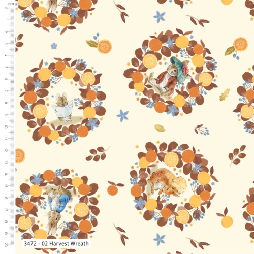 Harvest Wreath - Winter Fruits - Peter Rabbit Fabric