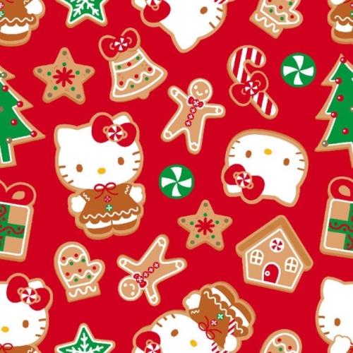 Hello Kitty Gingerbread - Sanrio Hello Kitty Fabric