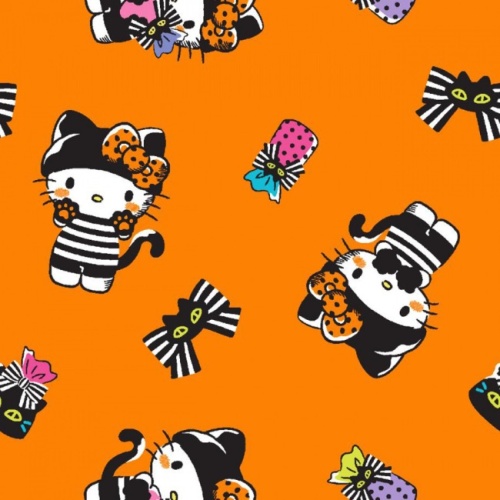 Halloween Bows - Sanrio Hello Kitty Fabric