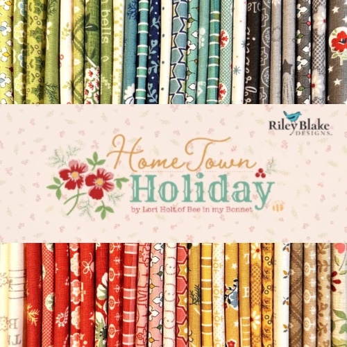 Lori Holt - Home Town Holiday Fat Quarters Fabric - 52pcs