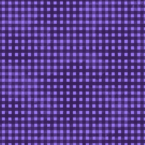 Jewel Gingham Fabric - Violet - P&B