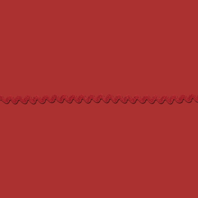 Red - Ric Rac - 3mm