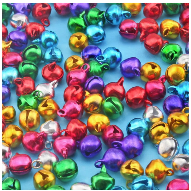 Multi Coloured Jingle Bells - 20pcs