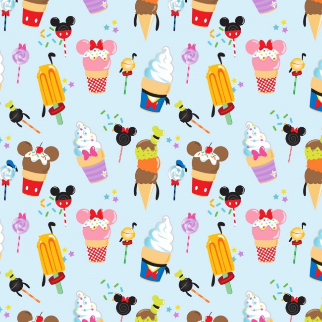 Disney Ice Cream Toss Fabric