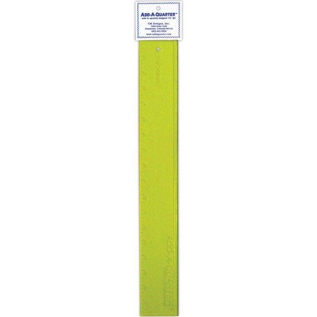 Add A-Quarter Ruler 2 1/2 x 18in