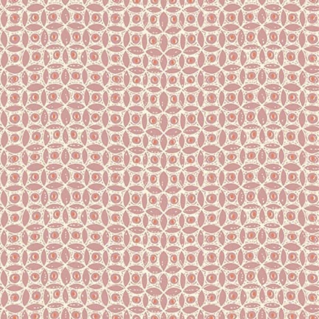 Anni Downs - Simply Be - Mauve Leaf & Berry Fabric