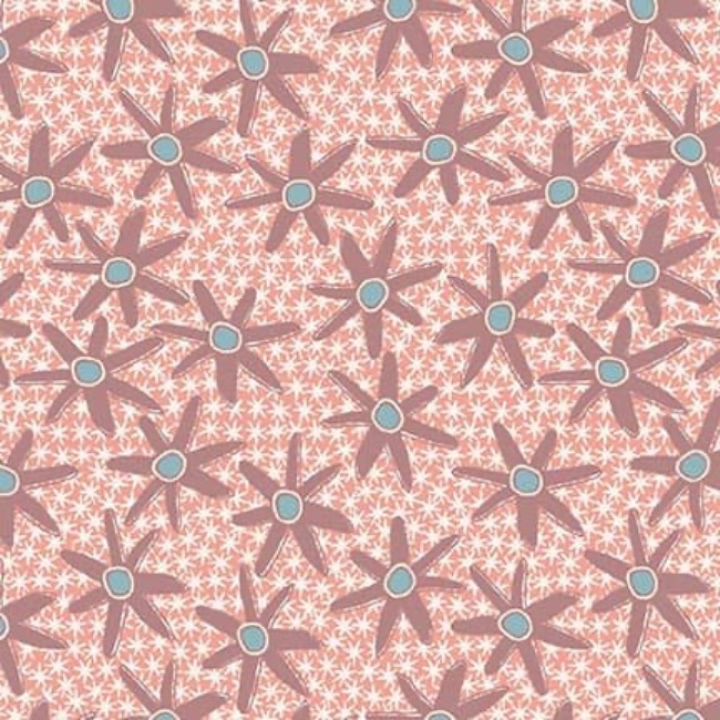 Anni Downs - Simply Be - Pink Daisy Love Fabric