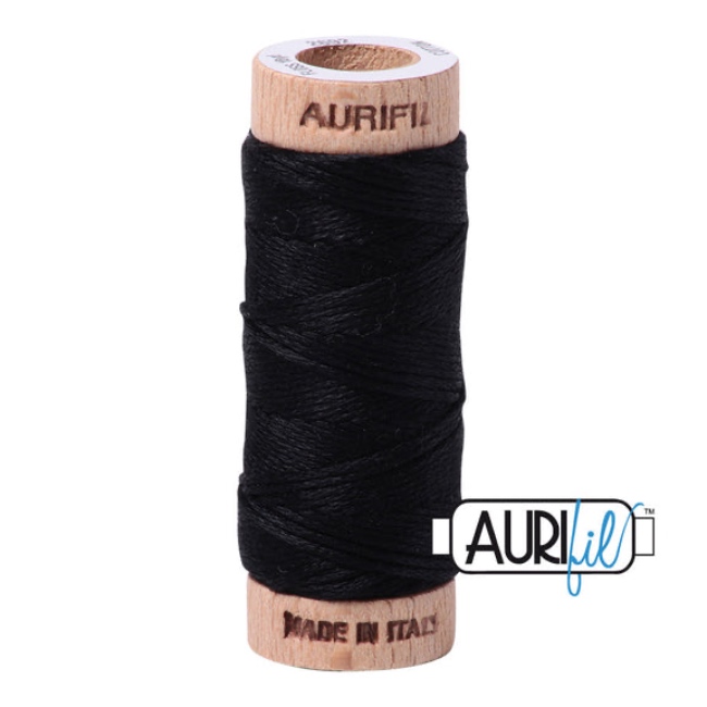 2692 Black - Cotton Embroidery Floss - Aurifloss