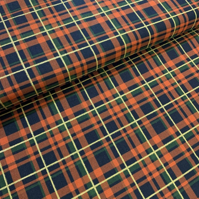 Plaid Autumn Fabric - Fabric Traditions