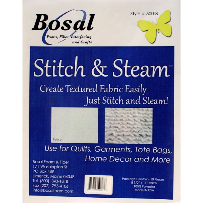 Stitch & Steam Sheets | 8.5in x 11in  x 10pcs | Bosal