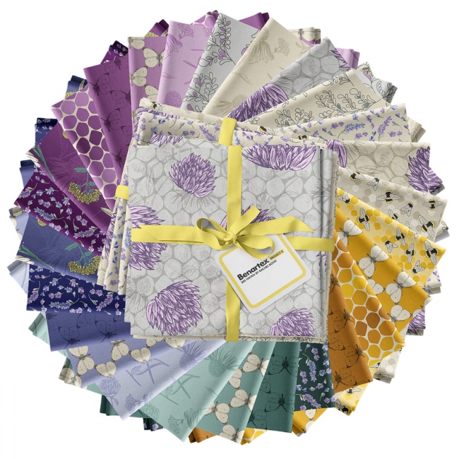 Benartex Bee Haven Fat Quarters - 26pcs