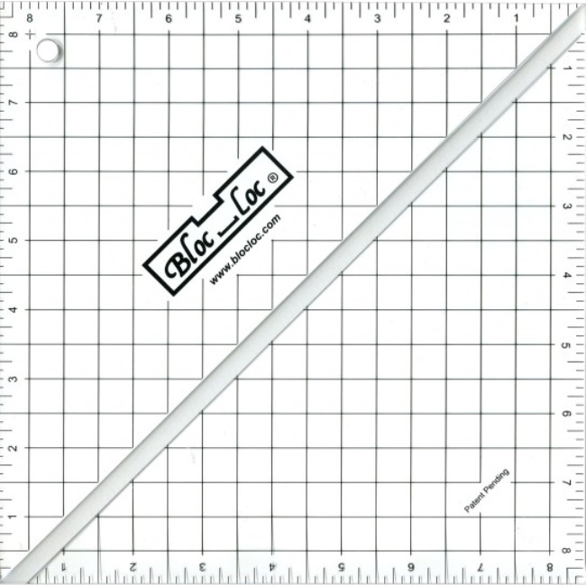 8.5 inch - Half-Square Triangle - Bloc Loc