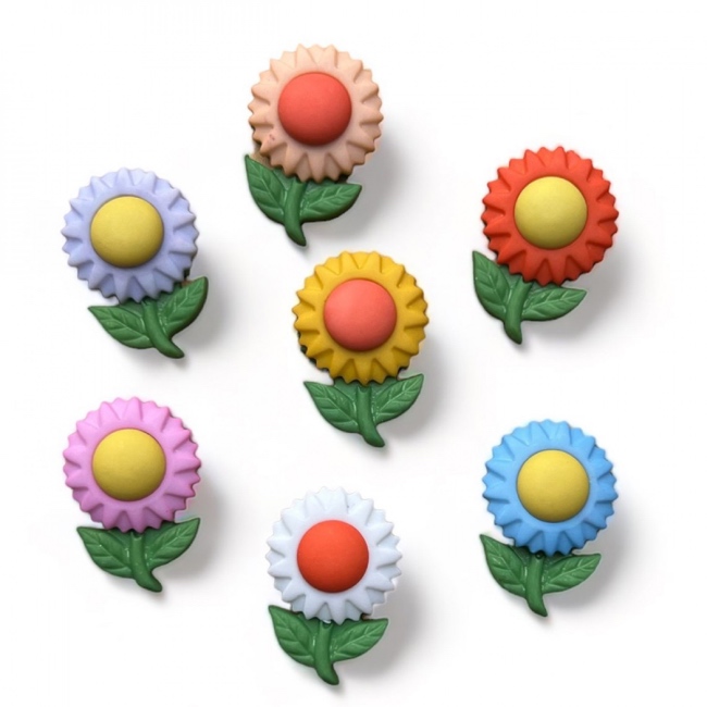 Spring Collection Floral Frenzy Buttons