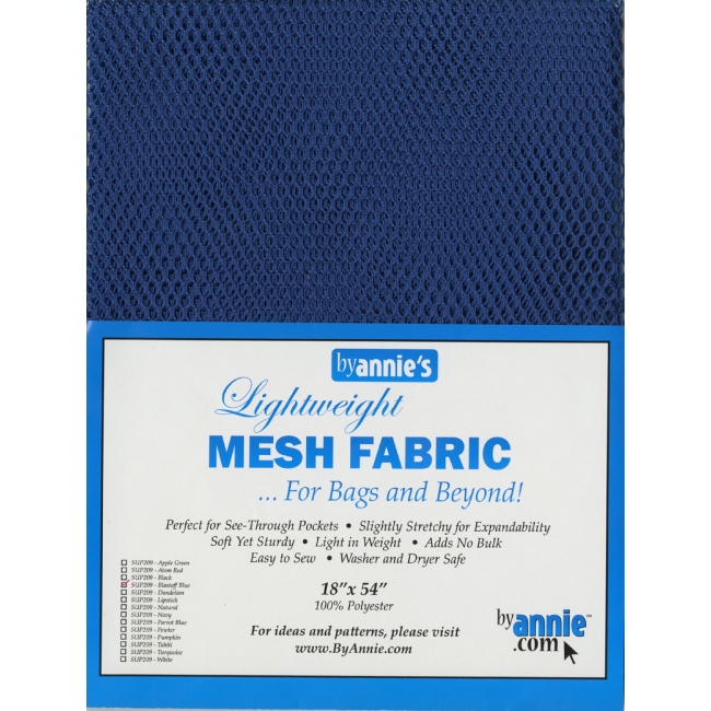 By Annie Lightweight Mesh - 18 x 54'' - Blastoff Blue