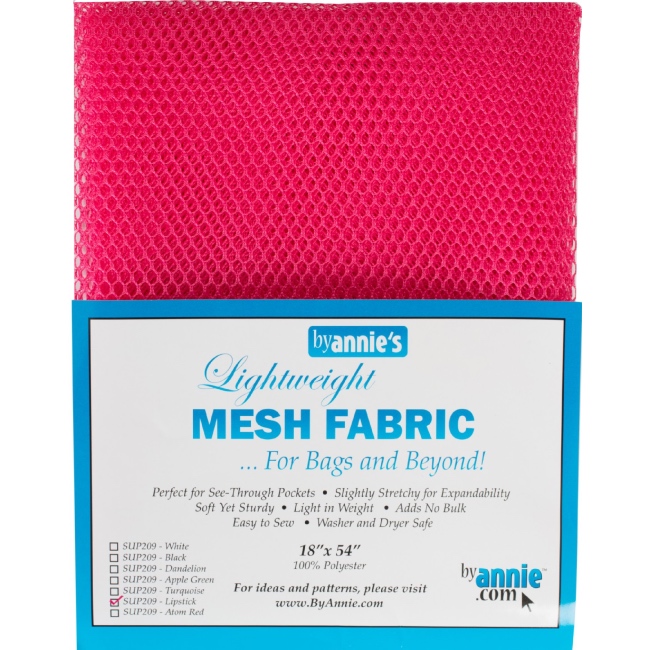 By Annie Lightweight Mesh - 18 x 54'' - Lipstick