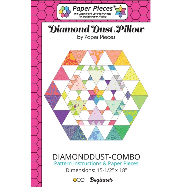 Diamond Dust Pillow Pattern and Paper Pieces