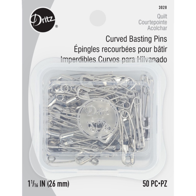 Dritz Curved Basting Pins - Size 1