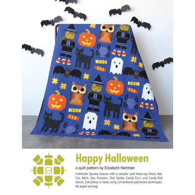 Happy Halloween Quilt Pattern | Elizabeth Hartman