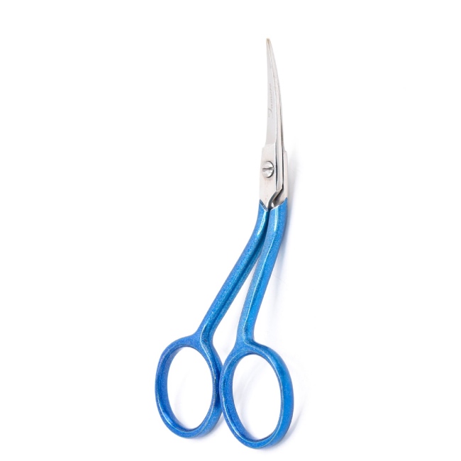 Left Handed Scissors - Mini Double Curved Machine Embroidery Scissors - Famore