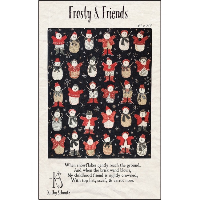 Frosty & Friends - Wall Hanging Pattern - Kathy Schmitz