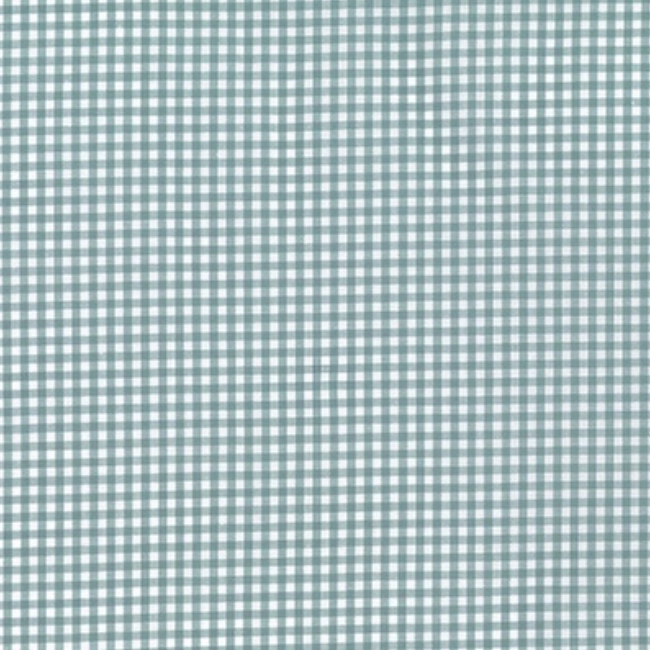 Duckegg Blue - Gingham Check Fabric