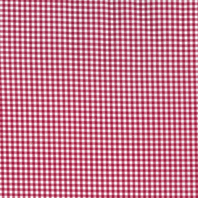 Magenta - Gingham Check Fabric