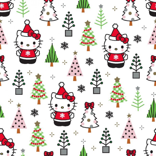 Hello Kitty Christmas - Sanrio Hello Kitty Fabric