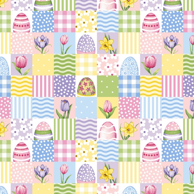 Hoppy Hunting Patchwork Fabric