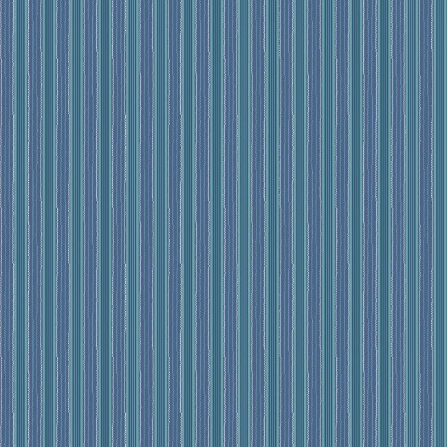 Lori Holt - Autumn Stripe Harvest Fabric - Denim