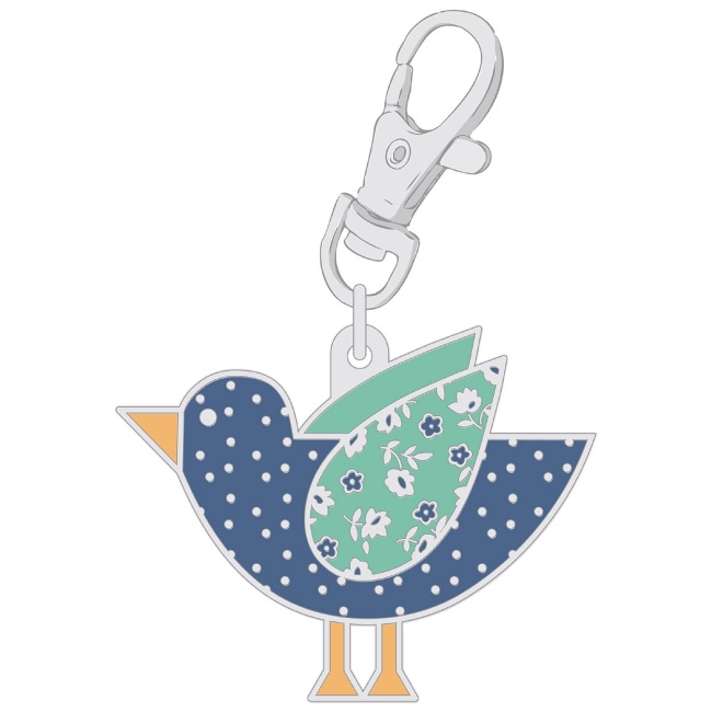 Lori Holt Home Town Bird Happy Charm