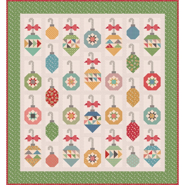 Lori Holt - Home Town Holiday Decorating The Tree Quilt Kit